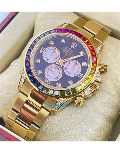 rolex daytona rainbow first copy|rolex daytona rainbow for sale.